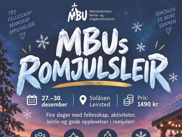 Meld deg på Romjulsleir